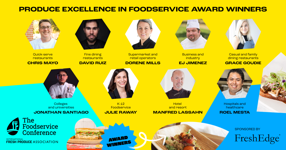 Foodservice award winner's graphic